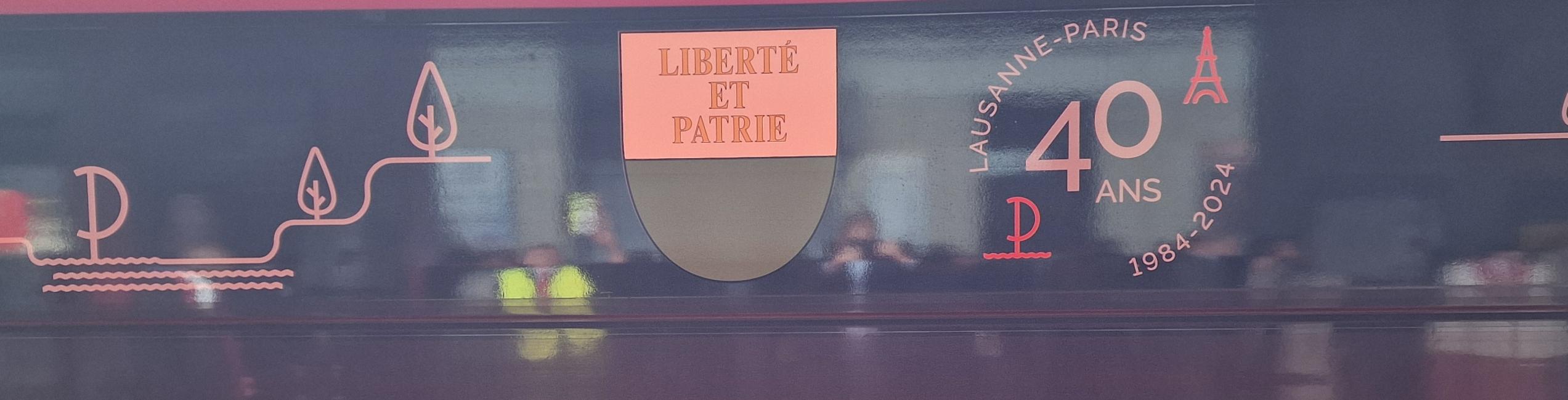 Baptême de la rame TGV Lyria pour les 40 ans du Lausanne-Paris