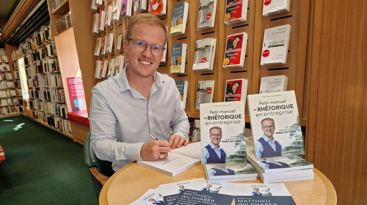 Matthieu Wildhaber, un artisan neuchâtelois de la rhétorique publié aux Editions Eyrolles à Paris