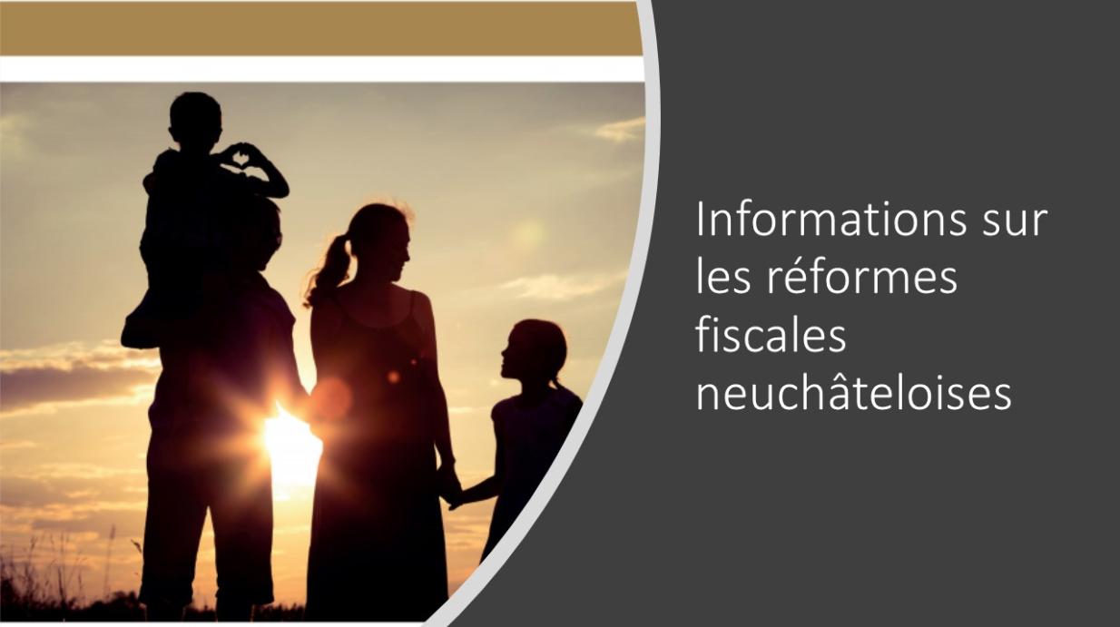 Kit de communication "Réformes fiscales neuchâteloises"