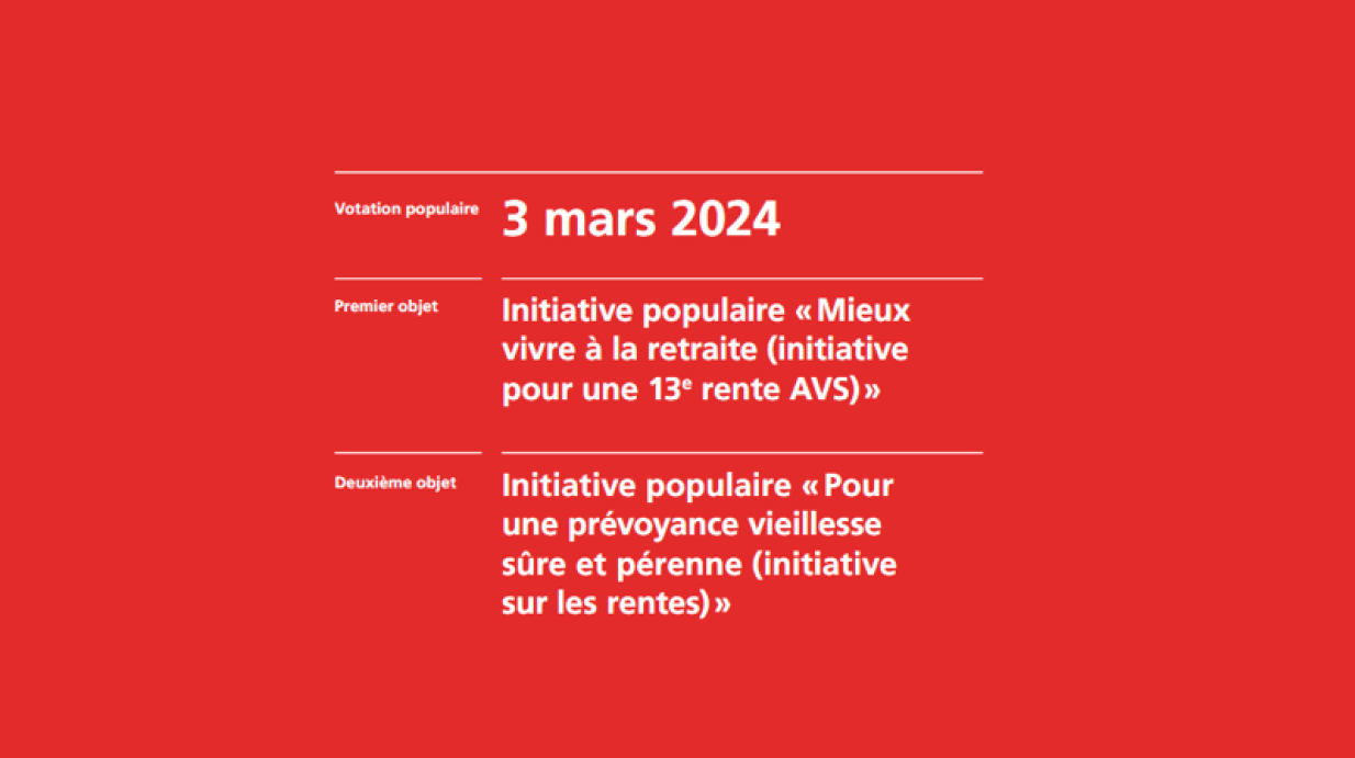 Votations du 3 mars 2023: la CNCI dit 1xNON et 1xOUI