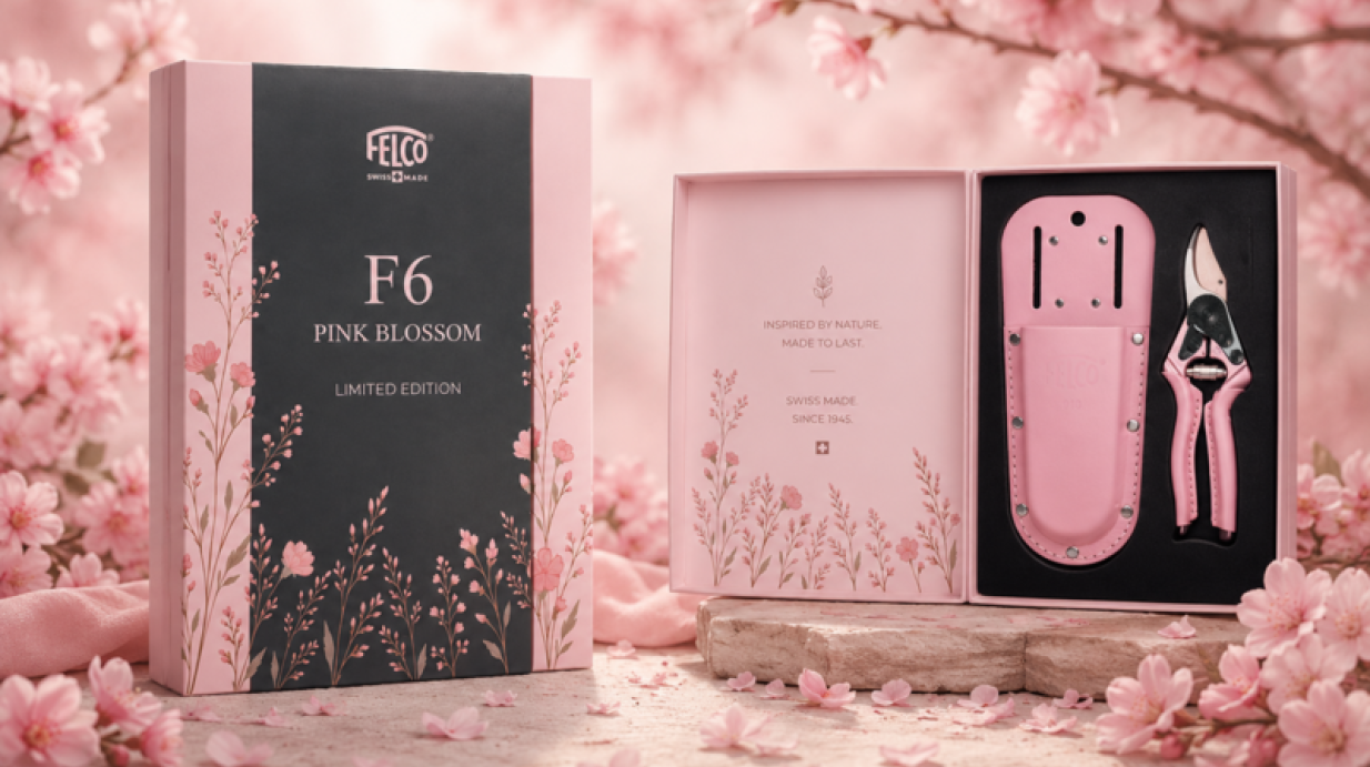 FELCO lance le sécateur en édition limitée « FELCO 6 Pink Blossom » pour Octobre rose