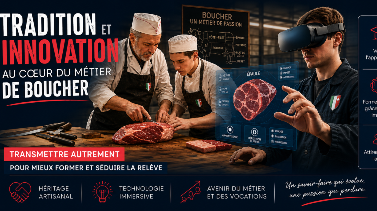 Tradition et innovation : les bouchers neuchâtelois à l’heure de la réalité immersive