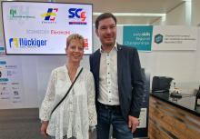 Sylvie Douillet et Sébastien Frey, la Secrétaire et le Président d'EIT.neuchâtel.