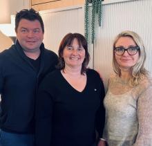 David Maye, Laurence Veya et Karen Allemann-Yerly de GastroNeuchâtel