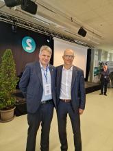 Charles Constantin, membre de la Direction CNCI, et Pierre-Alain Berret, Directeur de la Chambre de commerce et d'industrie du Jura