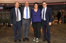 Pierre-Daniel Senn, Vice-Président usam, Fabio Regazzi, Président usam, Daniela Schneeberger, Vice-Présidente usam, et Urs Furrer, Directeur usam