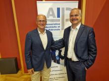 Philippe Lebet (Président AIP) et Pascal Moesch (Secrétaire général AIP)