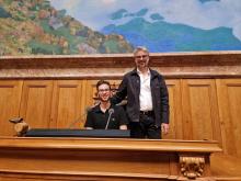 Schläppy père et fils entraînent la co-présidence de l'Assemblée fédérale.