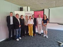 Charles Constantin, CNCI/UNAM, Luc-Olivier Erard, ArcInfo, Caroline Henchoz, HETSL, Christelle Boil, SSIE, Séverine Favre, APIAH, Mike Pessotto, BCN, Pierre-Daniel Senn, Automobiles Senn et Judith Notter, Service Action Sociale