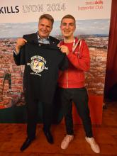 Loïc et Charles Constantin, Secrétaire général de l'UNAM. UNami s'est fait DESamis à Lyon.