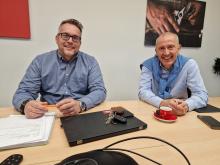 Vincent Berger, Directeur Purchasing FELCO, et Nabil Francis, CEO FELCO, quelques jours avant l'événement.