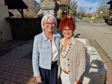 Pascale Leutwiler et Brigitte Leitenberg, toujours au taquet.