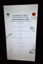Le menu du Festin. On a pas loupé une seule étape.