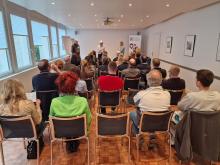Des participants captivés par les propos de Sabrina Streit