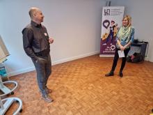 Avant l'intervention de Sabrina Streit, Nicolas Eymann a partagé une expérience par rapport à un feedback donné à un collaborateur