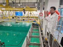 Visite des laboratoires de l'Université Khalifa