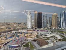Vue sur Dubaï depuis une tour DMCC
