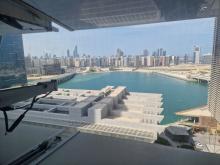 Vue sur Abou Dabi, depuis Hub 71