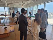 Visite de Hub71, écosystème technologique au service des startups d'Abou Dabi. 