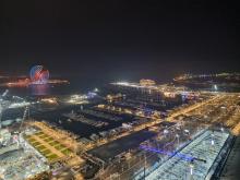 Avant-dernière impression du voyage: vue sur Ain Dubaï, la plus grande roue du monde (250 mètres de haut)