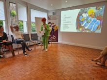 En ouverture, Brigitte Leitenberg a parlé de son expérience d'entrepreneure et a donné quelques conseils pour choisir le lit le mieux adapté à son sommeil.