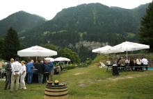 Repas de midi au Palladium de Champéry