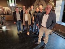 Le Comité de Metaltec Neuchâtel prend congé de Philippe Gubler. De gauche à droite: Laurent Vernier, Steve Baggenstoss, Céline Carvalho, Didier Perrenoud, Sylvain Hostettler et Jean-Laurent Junod.