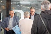 Certainement des anecdotes à partager entre Armin Haymoz, Daniel Röschli et Charles Constantin