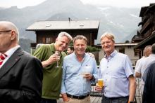 Charles Constantin, Secrétaire général de l'UNAM, Laurent Derivaz, Directeur de la FRECEM, et Freddy Moret, Secrétaire d'EIT.neuchatel