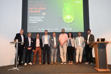 Photo souvenir des intervenants du troisième Forum neuchâtelois sur la cybersécurité